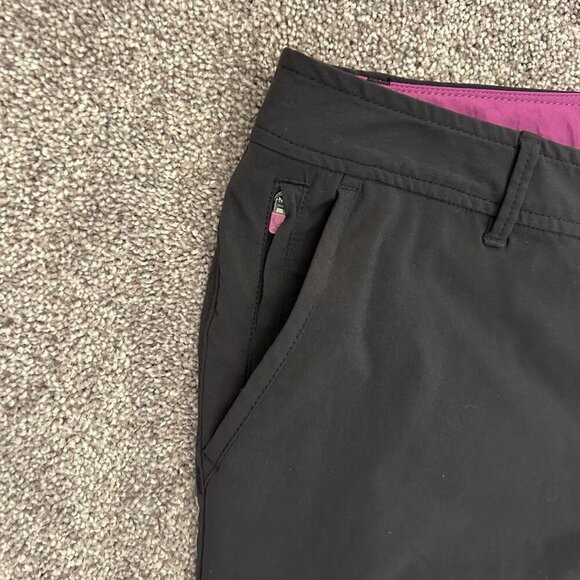 Eddie Bauer Women's Chino Pants Size 14 Black Lightweight Stretch Pockets EUC - Picture 7 of 16